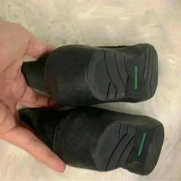 Grasshoppers black Porter leather ankle boots Bootie sz 7 - Picture 6 of 8